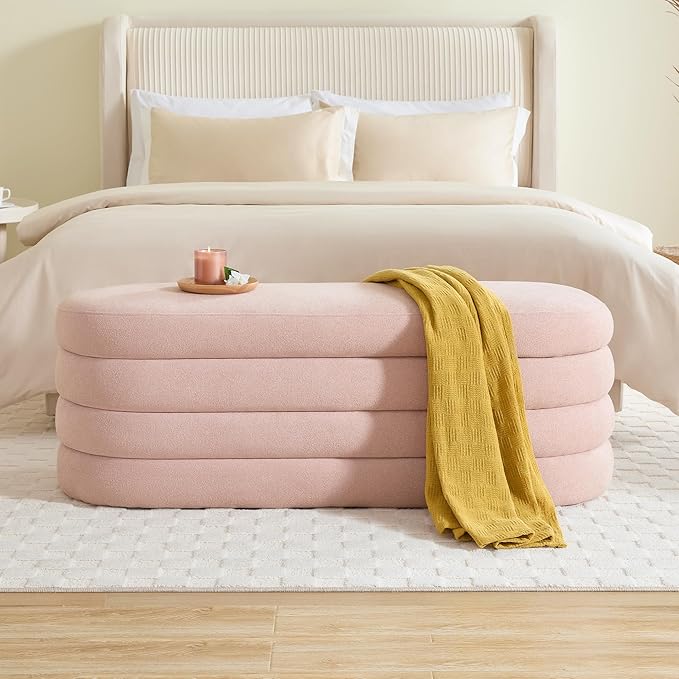 Banco com Baú Estofado para Quarto, Sala ou Hall de Entrada