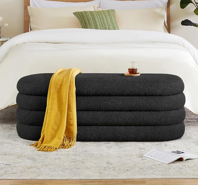 Banco com Baú Estofado para Quarto, Sala ou Hall de Entrada